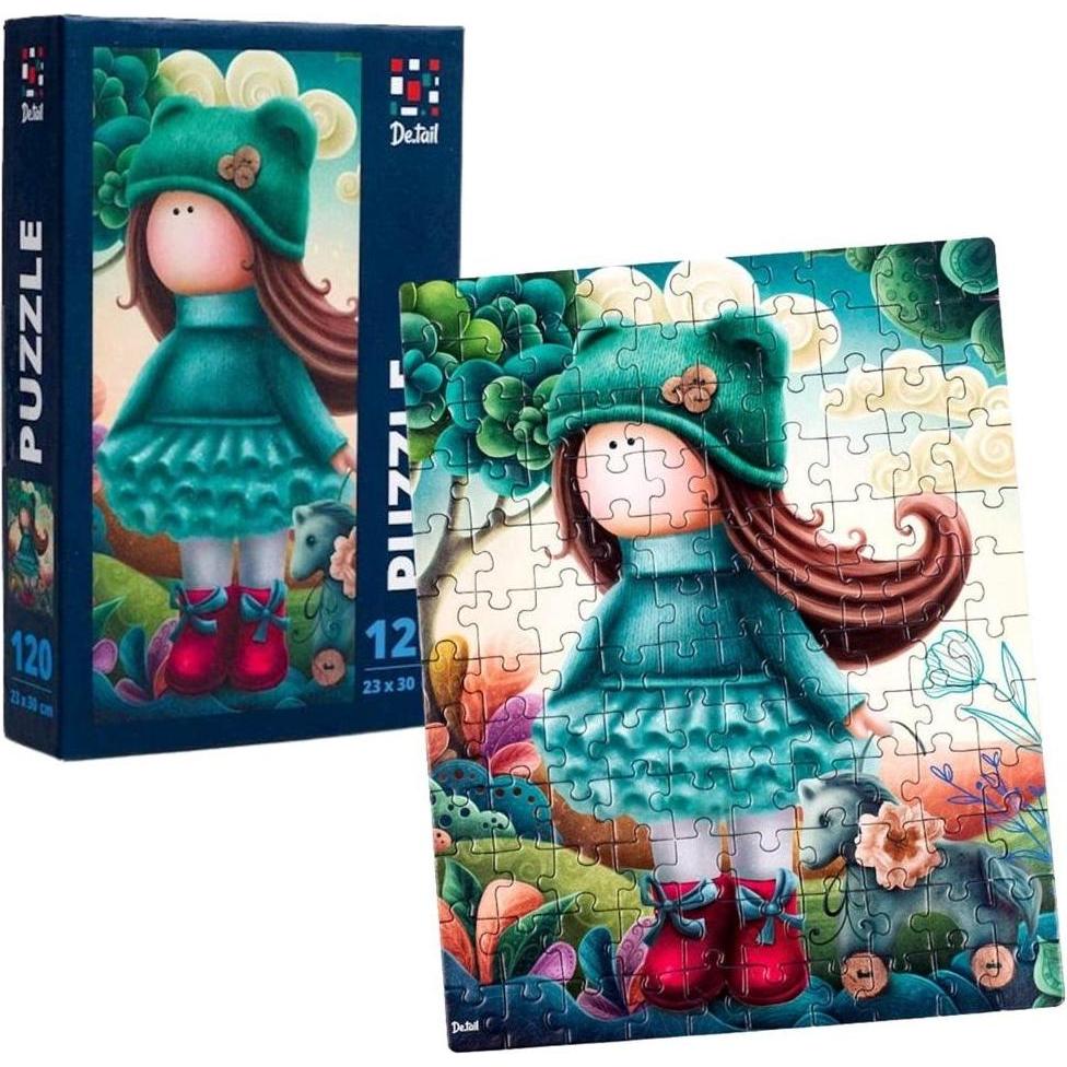 Roter Käfer Puzzle 120 Puppe mit Pferd (120 pezzi)