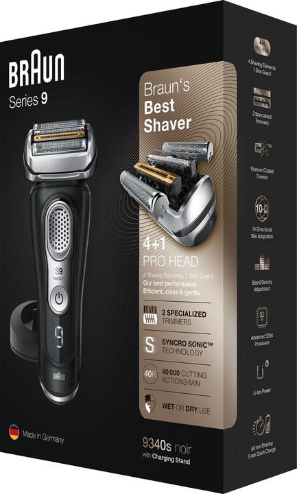 Immagine prodotto Braun Serie 9 9340s + rasoio elettrico di ultima generazione