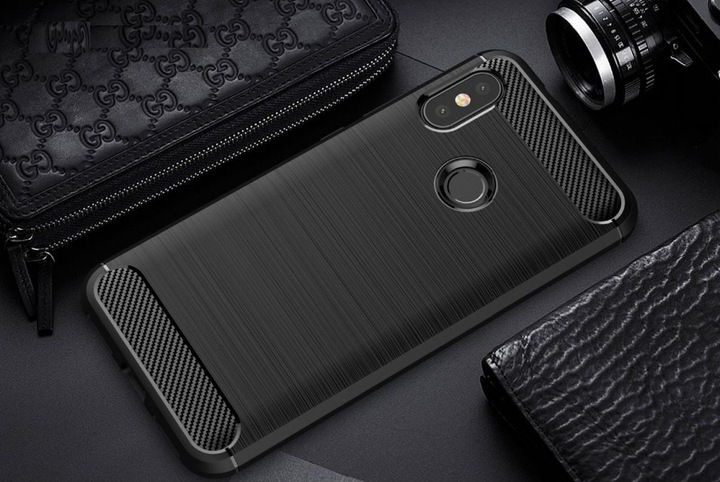 Image du produit Screenguard Xiaomi Mi A2 Housse Carbon Brushed Soft TPU (Mi A2)