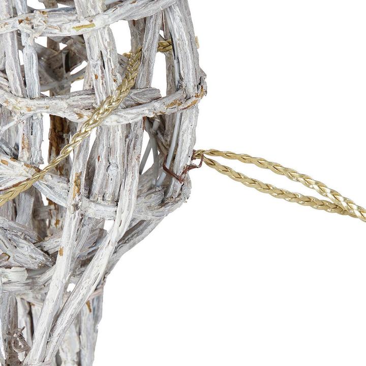 Productafbeelding DKD Home Decor Kerstversiering LED Licht Wit mandje 60 x 30 x 37 cm (3 stuks)