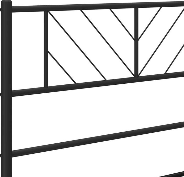 Produktbild vidaXL Metall Bettgestell (200 x 200 cm)