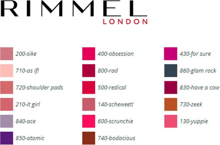 Produktbild Rimmel London Stay Satin Brillo Barra De Labios Líquida 740 Bodacious (740 Bodacious)