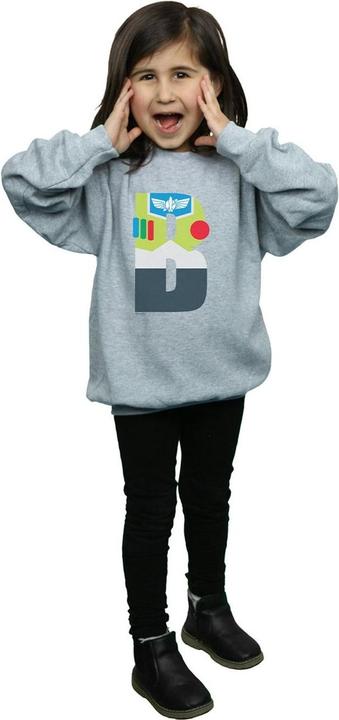 Produktbild Disney Alphabet B Is For Buzz Lightyear Sweatshirt Mädchen (128)