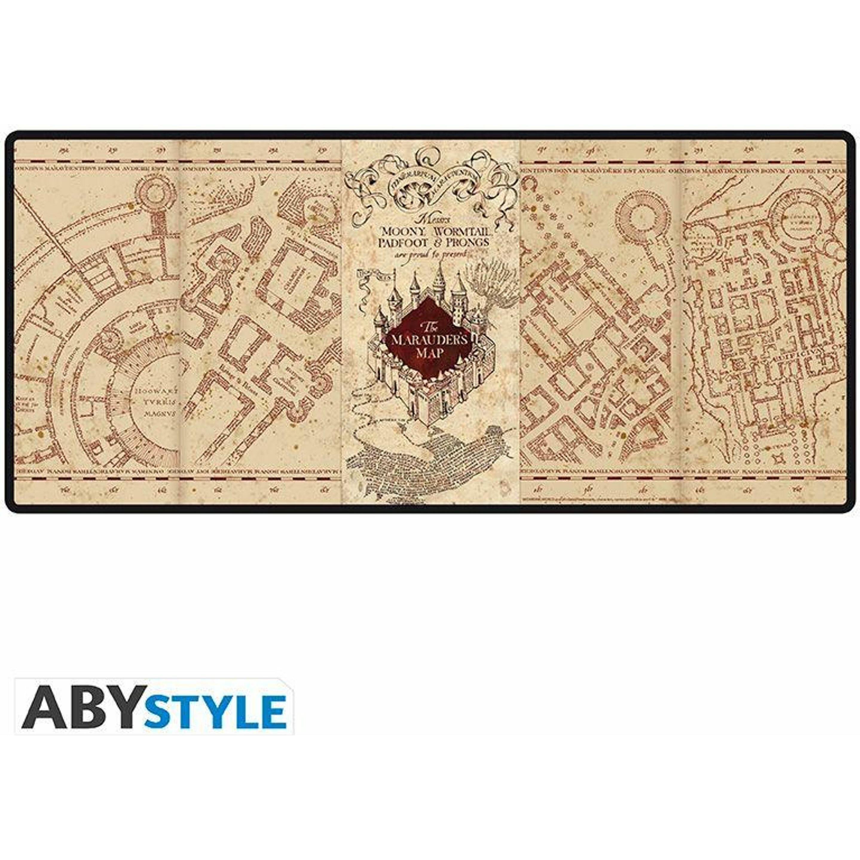 Abysse Multicolore Harry Potter - Mousepad Xxl - La Mappa Del Predone (Xxl), Tappetino Mouse,
