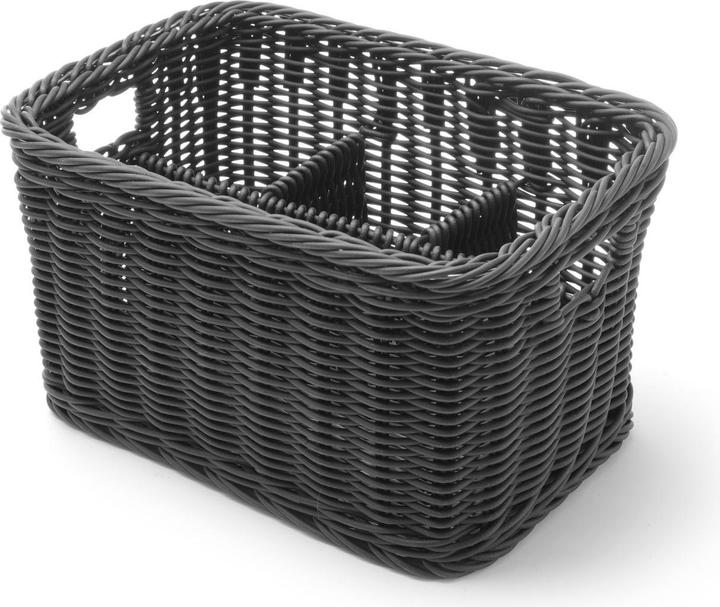 Actual product image Hendi Cutlery Basket Black
