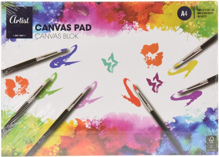 Produktbild Leinwandpapier-Skizzenbuch A4, 10 Blatt (10x)