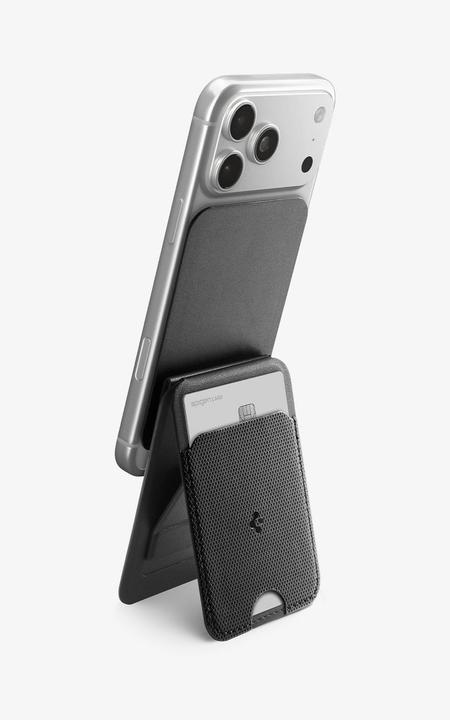 Actual product image Spigen Slim Fold (Mag Fit) | S314-3 MagSafe Card Holder Black