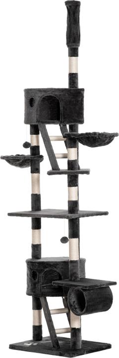 Produktbild PawHut Kratzbaum deckenhoch (Dunkelgrau)