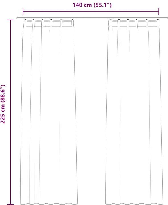 Produktbild vidaXL Marline (140 x 225 cm)