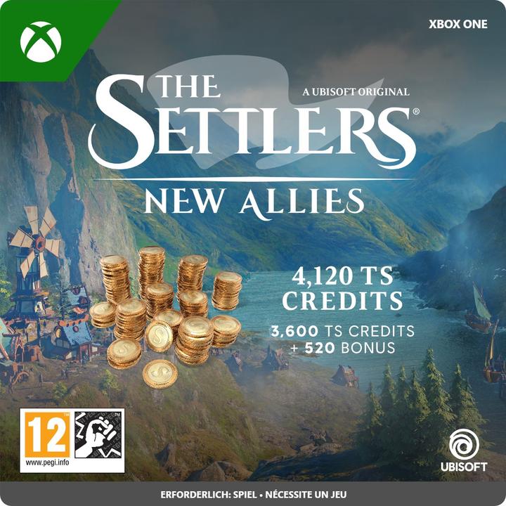 Image du produit Microsoft Xbox The Settlers New Allies Virtual Currency 4120 Credits Download Code