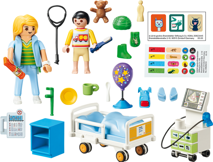 Produktbild Playmobil Kinderkrankenzimmer (70192, Playmobil City Life)