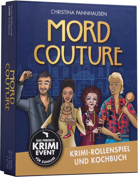 Mord Couture. Krimi-Rollenspiel und Kochbuch. Das perfekte Krimi-Event für Zuhause. Für 6 Spieler (Deutsch)