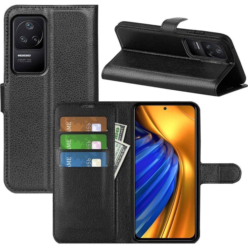 Thumbnail - Screenguard Xiaomi Poco F4 Leather Guard Lederhülle (Xiaomi Poco F4), Smartphone Hülle, Schwarz