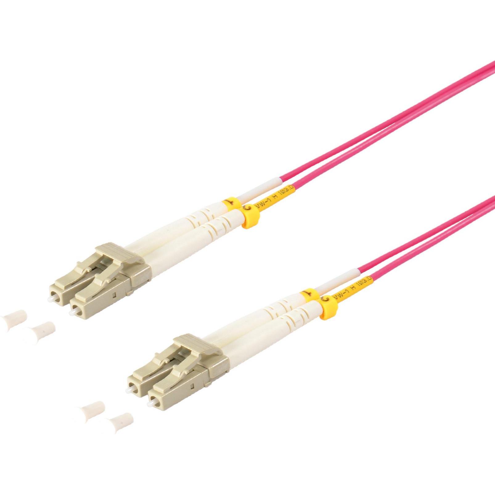 Shiverpeaks S/CONN maximum connectivity LWL-Duplex Patchkabel LC/LC 50/125µ, OM4, violett, 3.0 m (S/UTP, 3 m), Netzwerkk...