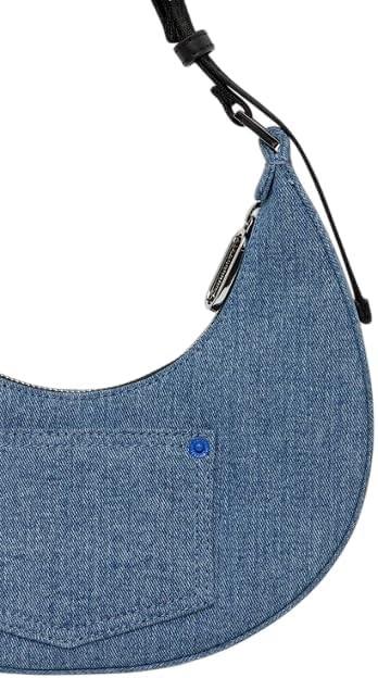 Actual product image Karl Lagerfeld Box Logo Halfmoon Bag