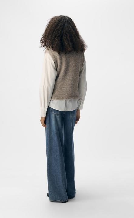 Actual product image Object Flügelärmel Strickweste (M)