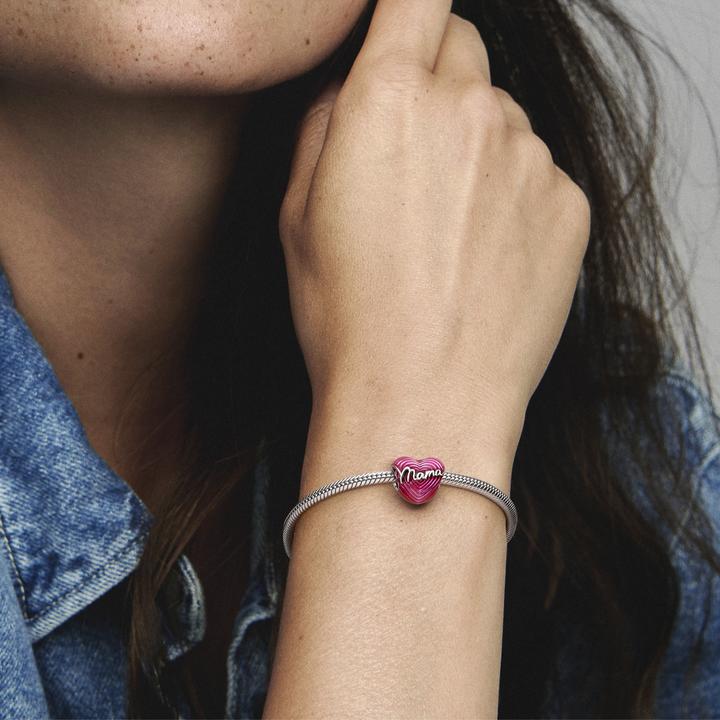 Immagine prodotto Pandora Charm Heart Mama (Smalto, Argento 925)