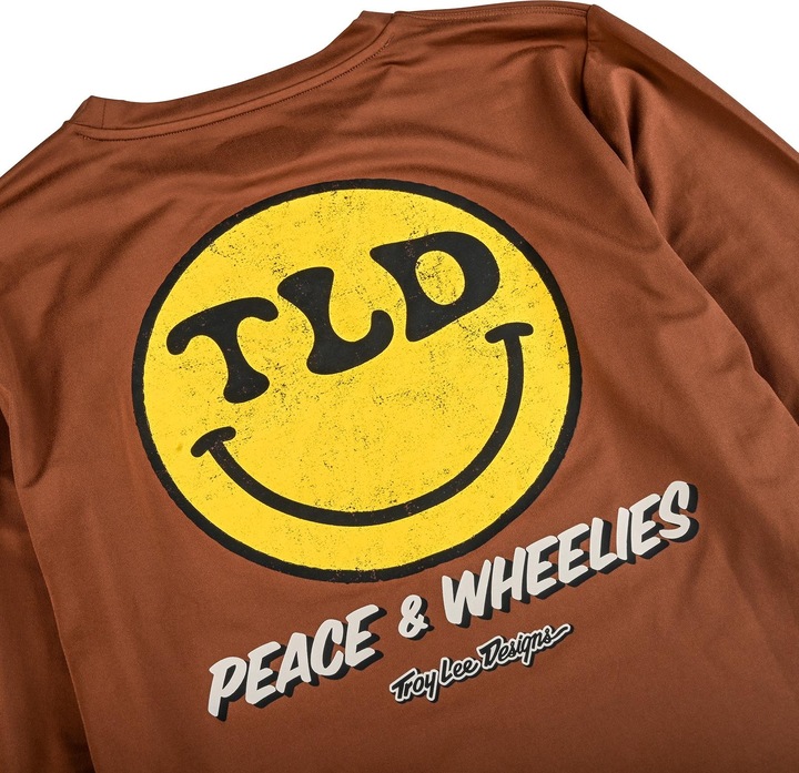 Actual product image Troy Lee Designs Ruckus Long Sleeve Ride Tee - Wheelies (M)