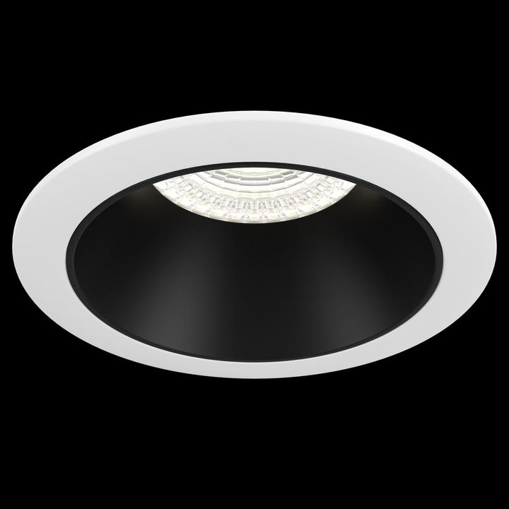 Produktbild Maytoni Share Downlight, Einbauleuchte GU10 Schwarz-Weiss Ø86mm (GU10)