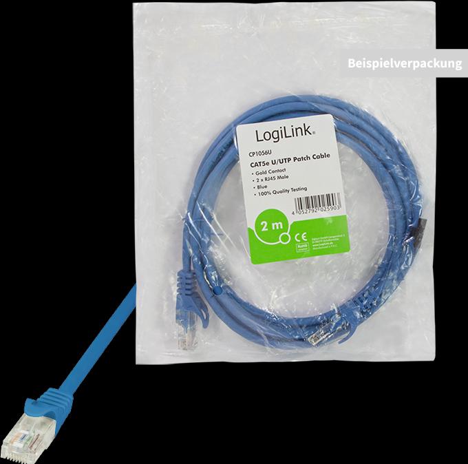 Actual product image LogiLink Network cable (U/UTP, CAT5e, 0.50 m)