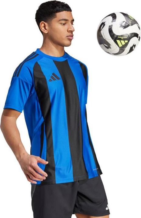 Actual product image Adidas Koszulka męska Striped 24 Jersey niebiesko-granatowa IW2147 S (S)