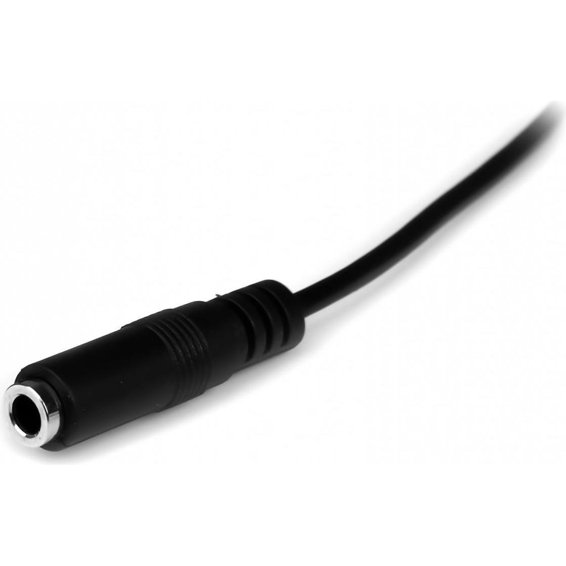 Thumbnail - StarTech Slim 3.5mm Stereo Ext Cable (1 m, Verlängerung), Audio Kabel
