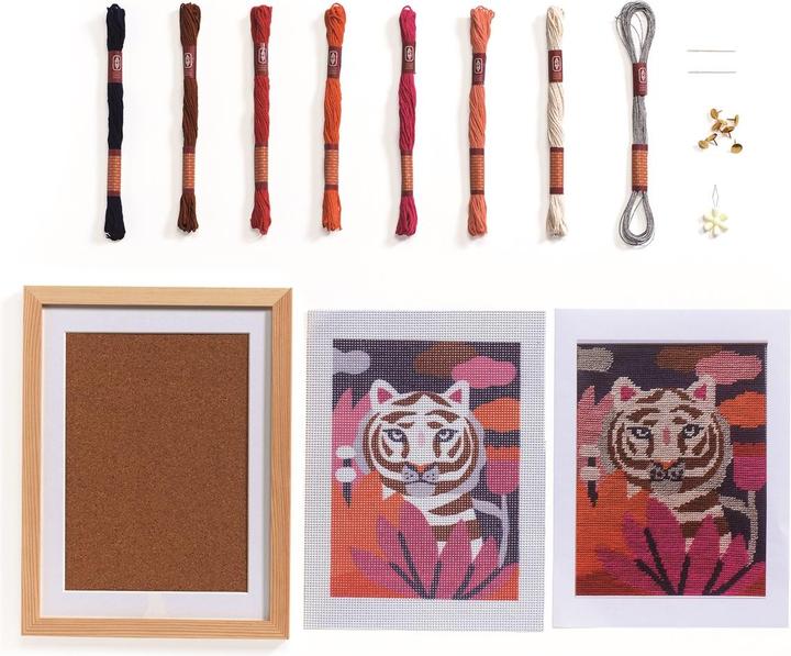 Produktbild Djeco Atelier 64, Kanvas-Stickerei