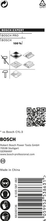 Actual product image Bosch Professional Zubehör Expert HEX-9 MultiConstruction drill, 4 x 45 x 90 mm (4 mm)