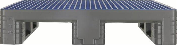 Actual product image Craemer Plastic pallet L1200xW800xH160mm 3 runners closed.HDPE