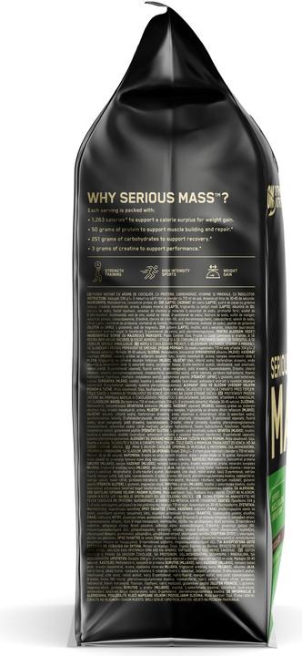 Actual product image Optimum Nutrition Serious Mass (Chocolate, 1 pcs., 5450 g)
