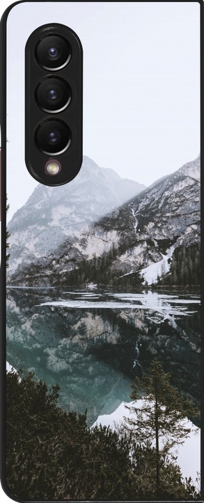 Actual product image PhoneLook Cover Winter 22 snowy mountain and lake (Samsung Galaxy Z Fold3)