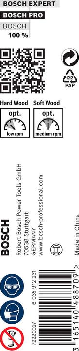 Produktbild Bosch Professional Zubehör PRO Wood Holzschlangenbohrer, 13 x 95 x 160 mm (7.9 mm)