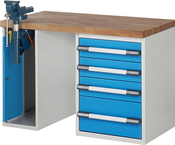 eurokraft pro Werkbank (125 cm, 70 cm)