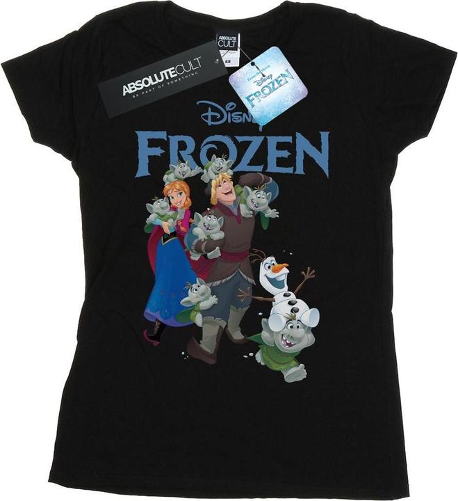 Image du produit Disney - T-shirt FROZEN HAPPY TROLLS - Femme (XL)