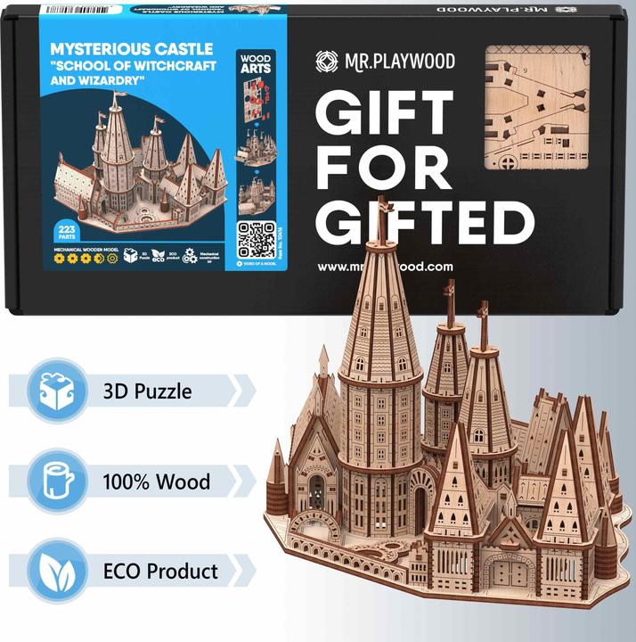 Image du produit Mr Playwood : Mysterious Castle - École de sorcellerie et de magie