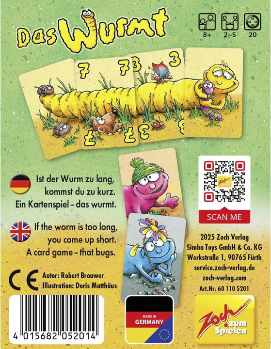 Produktbild Zoch Das wurmt (Deutsch, Englisch, Italienisch, Französisch)