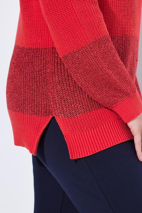 Image du produit Ulla Popken Pull à encolure bateau, manches longues et paillettes (42, 44)