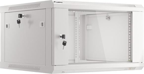 Produktbild Lanberg Wand- Rack 19 " 6U 600x600mm grau (6 HE, 19 Zoll Rack)