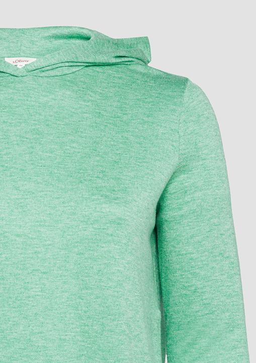 Immagine prodotto S.Oliver T-Shirt Leichter Hoodie aus Viskose-Jersey (48)