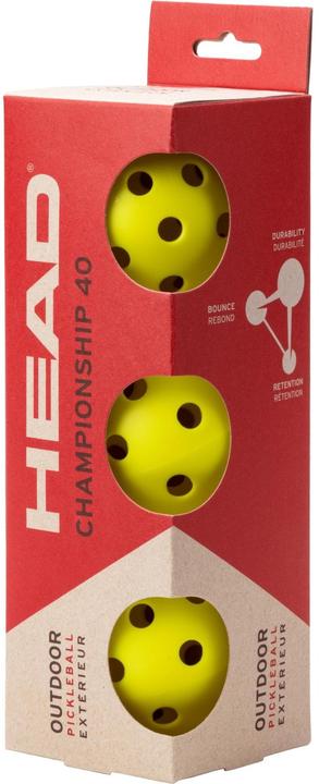 Head Pickleball Championship 40 3er-Pack