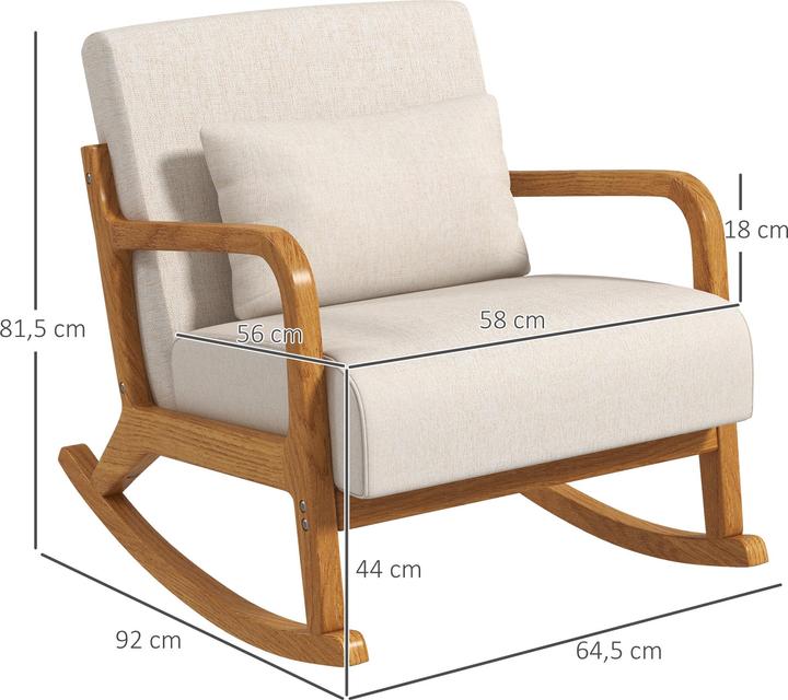 Produktbild Homcom Schaukelstuhl