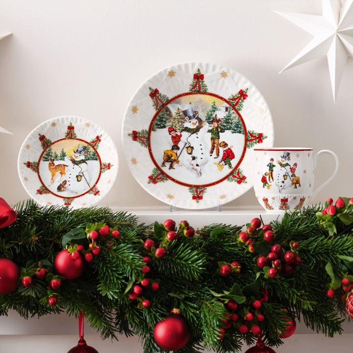 Produktbild Villeroy & Boch Schale klein, Schneemann mit Tieren Toy's Fantasy (16.50 cm, 0.18 l, 1 x)