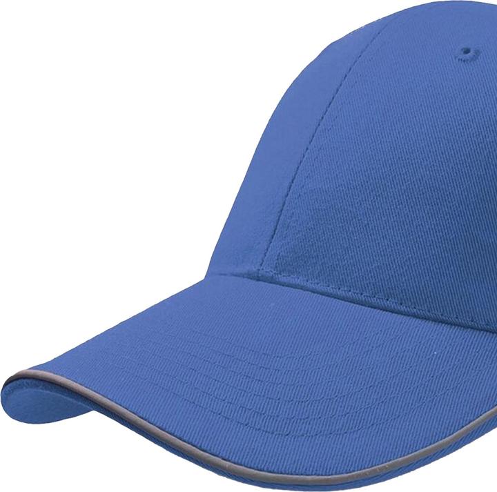 Actual product image Atlantis Reflect 6 panel reflective baseball cap (One size)