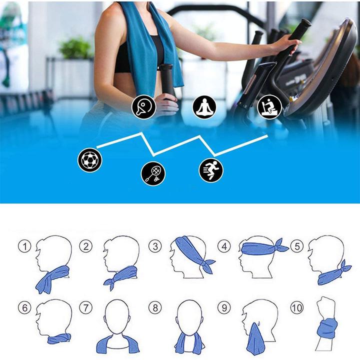Produktbild Stride Kühlendes Sport Handtuch Fitness Kühltuch