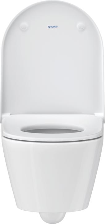 Produktbild Duravit Wand-WC-Set D-NEO tief rim. mit WC-Sitz inkl. Durafix weiss