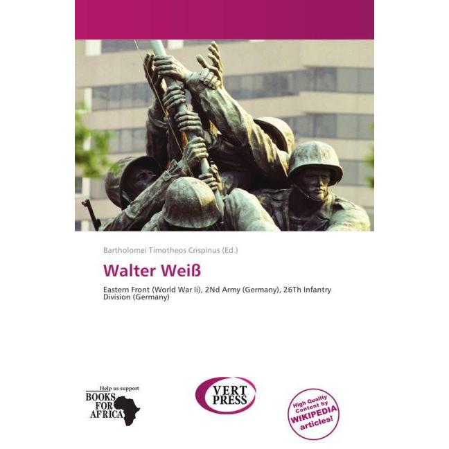Walter Weiss, Fachbücher