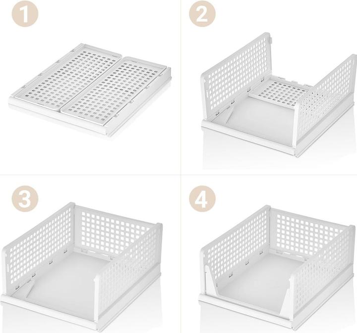 Produktbild Ally Maison 3er Set Faltbare Schrank-Organizer (3x)