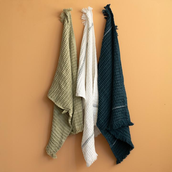 Actual product image Atelier Agave 3 Waffle Handtowels (84 x 56 cm)
