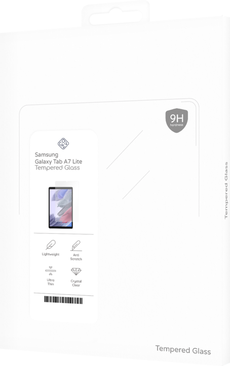 Actual product image Cazy Protective glass compatible with Samsung Galaxy Tab A7 Lite - Tempered glass screen protector (1 Piece, Galaxy Tab A7 Lite)