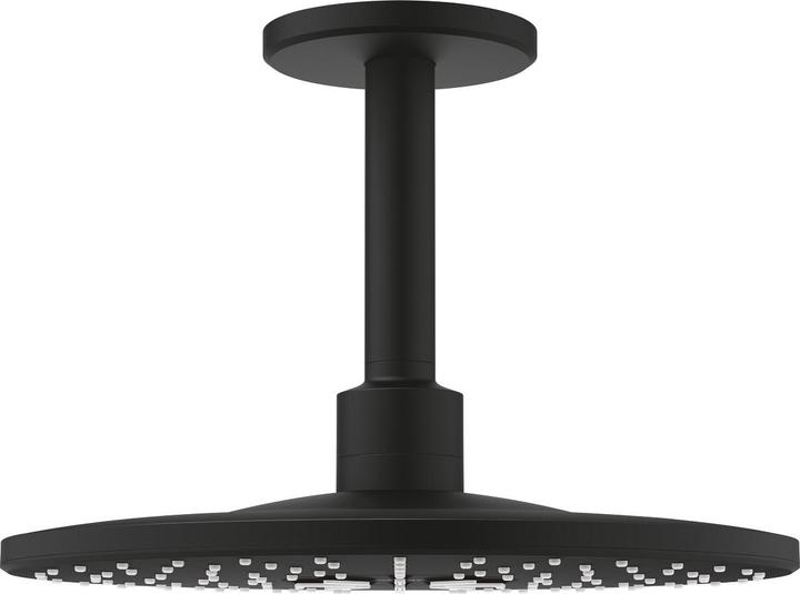 Produktbild Grohe Kopfbr Rainshower SMARTACTIVE 310 mit Deckenauslass 142mm phantom black (2 Strahlarten)